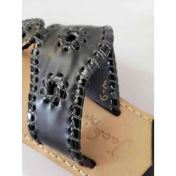 Palm Beach Jack Sandal in Black by Jack Rogers 6 $128 - Picture 7 of 7
